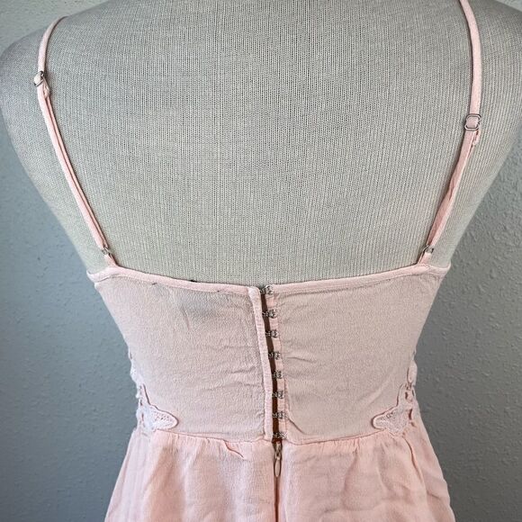 Forever 21 Pink Spaghetti Strap Tank Top Size M EUC - Picture 6 of 9